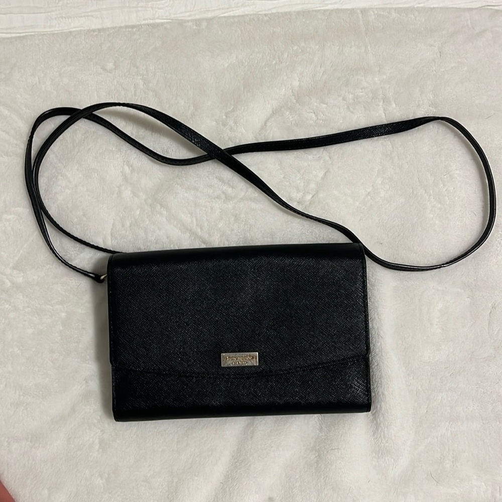 Black Kate Spade Wallet Bag